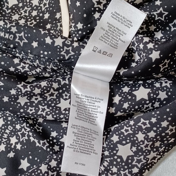 DKNY Star-Print Tie-Waist Robe sz small - Picture 10 of 12